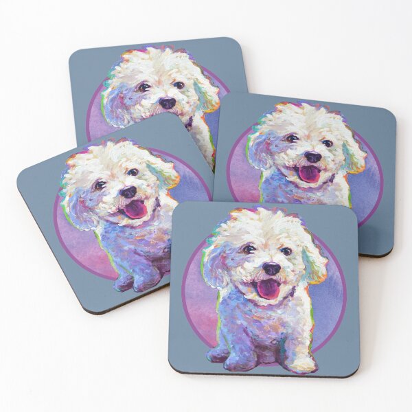 Item preview, Super Cute Bichon Frise by Robert Phelps designed and sold by RobertPhelpsArt.