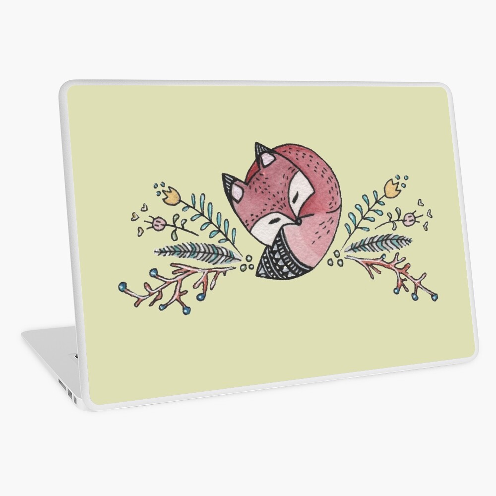 Item preview, Laptop Skin designed and sold by crafty-fox.