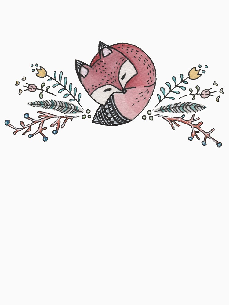 Thumbnail 3 of 3, Baseball ¾ Sleeve T-Shirt, Foxy Garden designed and sold by crafty-fox.