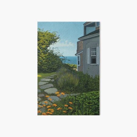 "The Cottage" oil painting by Reed A Prescott III Art Board Print