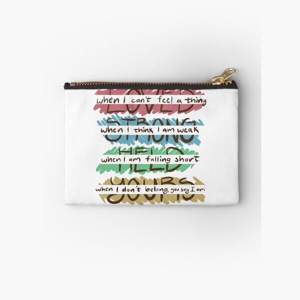 Item preview, You Say - Loved, Strong, Held, Yours - Lyrics designed and sold by danielleartsy.