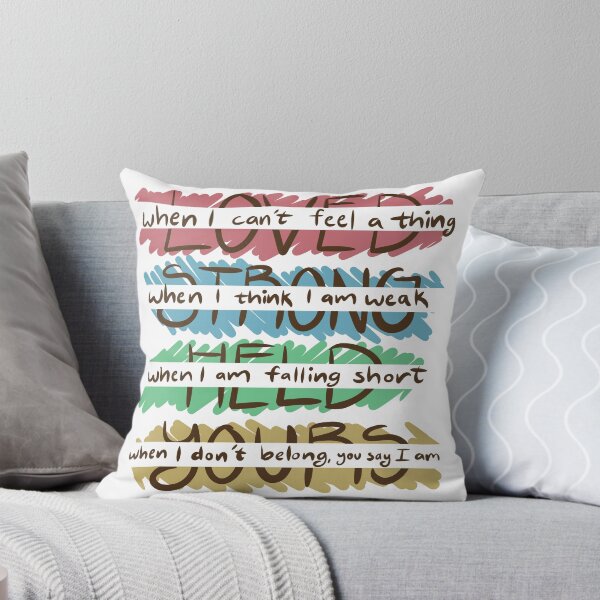 Item preview, You Say - Loved, Strong, Held, Yours - Lyrics designed and sold by danielleartsy.