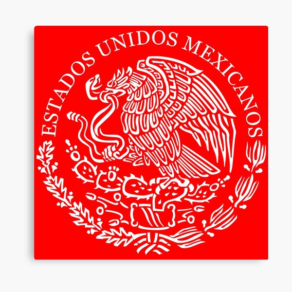 Escudo Nacional De Mexico Canvas Prints for Sale | Redbubble