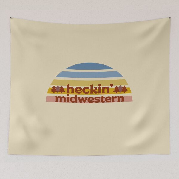 Item preview, Heckin Midwestern - Retro Vintage Inspired designed and sold by thesadsquatch.