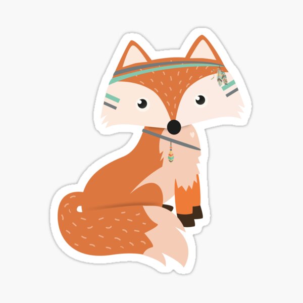 Felix Fox Sticker Sticker