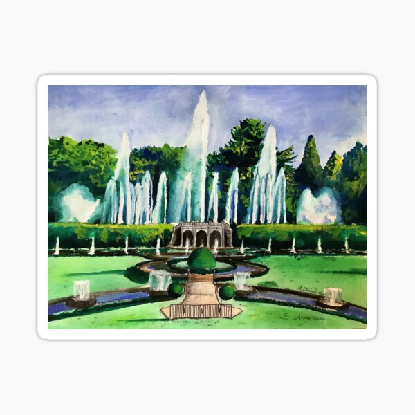 Item preview, Longwood Main Fountain Garden designed and sold by Arthur Deaville.