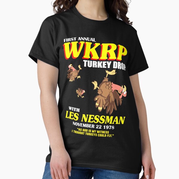 Item preview, First Annual WKRP Turkey Drop With Les Nessman designed and sold by GradyTreutel.