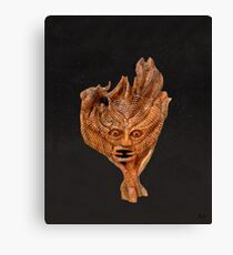 Green Man in the stars Canvas Print