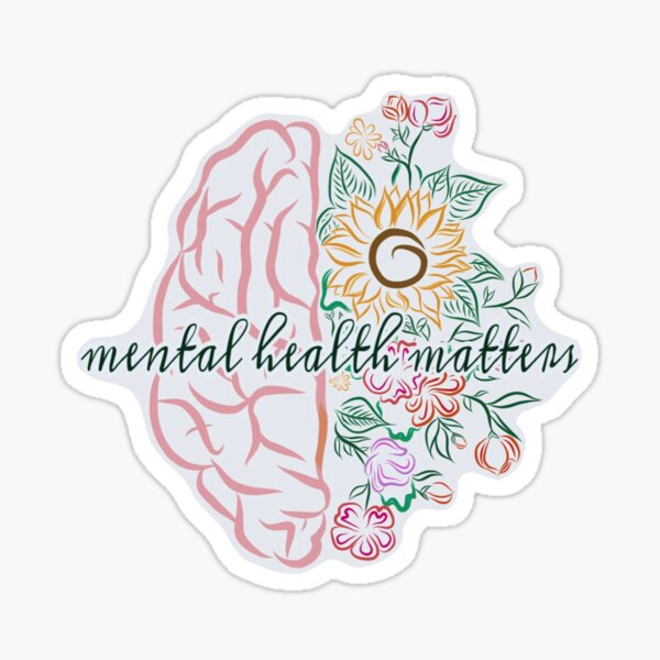 My Mental Health Matters to God | Christian Stickers