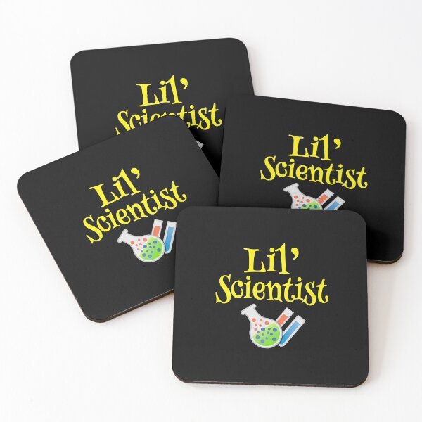 Item preview, 'Lil' Scientists'  (Black) designed and sold by The Button Gal.