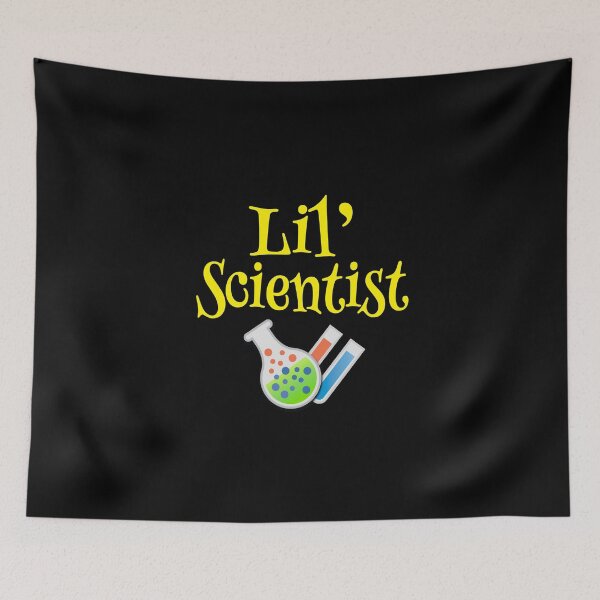 Item preview, 'Lil' Scientists'  (Black) designed and sold by The Button Gal.