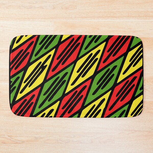 Item preview, Rasta colours diamond line  pattern  designed and sold by papa-pedro.