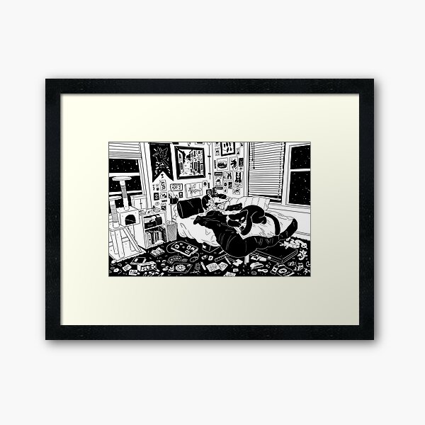 Messy Room Framed Art Print