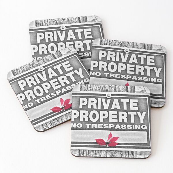 Item preview, Private Property No Trespassing designed and sold by Tylers-Art-Cart.
