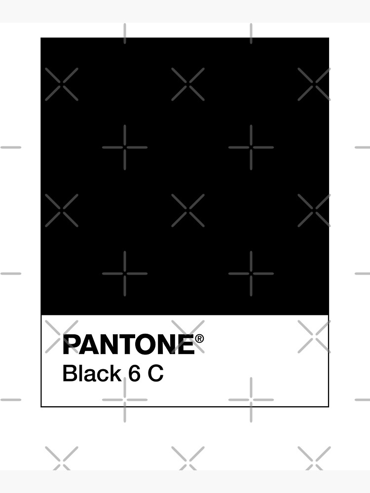 PANTONE BLACK 6 C by camboa