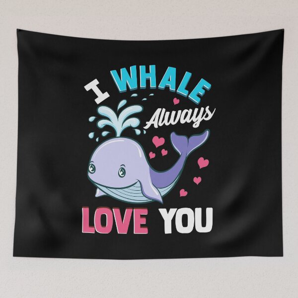 Item preview, Cute & Funny I Whale Always Love You Animal Pun designed and sold by perfectpresents.