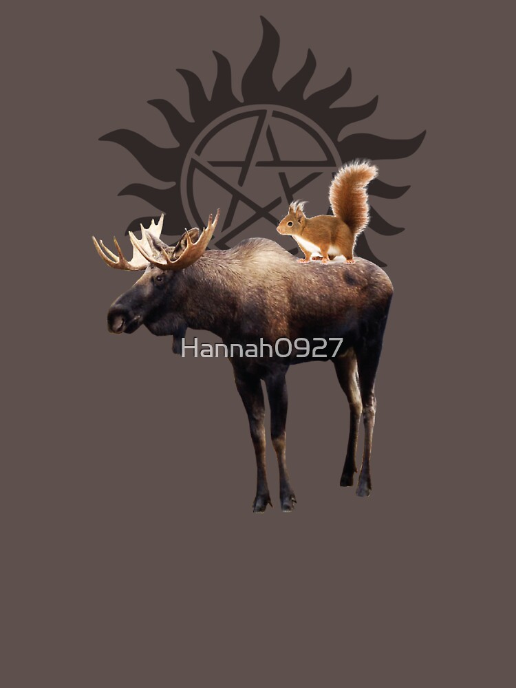 moose and squirrel supernatural shirt