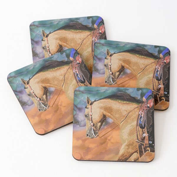 Item preview, buckskin horse designed and sold by ReiningArt.