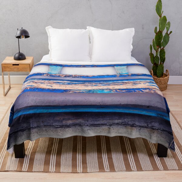 Item preview, Vintage Antique Blue Bench Art Photo designed and sold by DEC02.