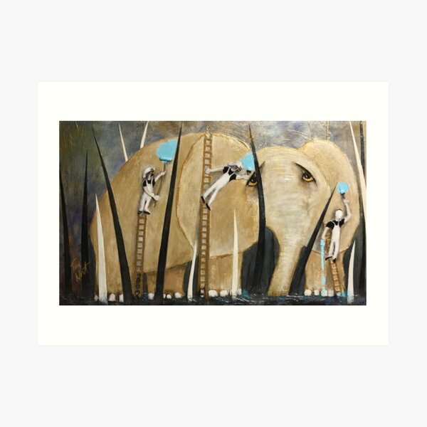 We Should Paint a Big Baby Elephant Art Print