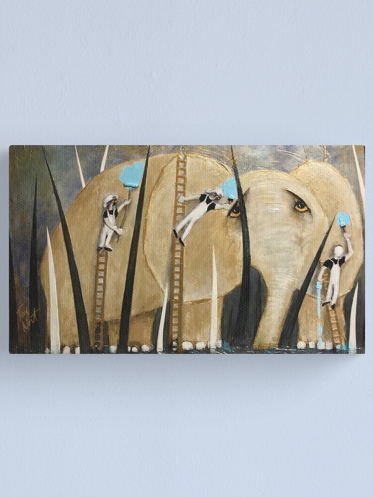 Alternate view of We Should Paint a Big Baby Elephant Canvas Print
