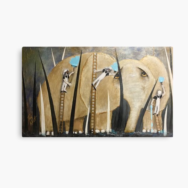 We Should Paint a Big Baby Elephant Metal Print