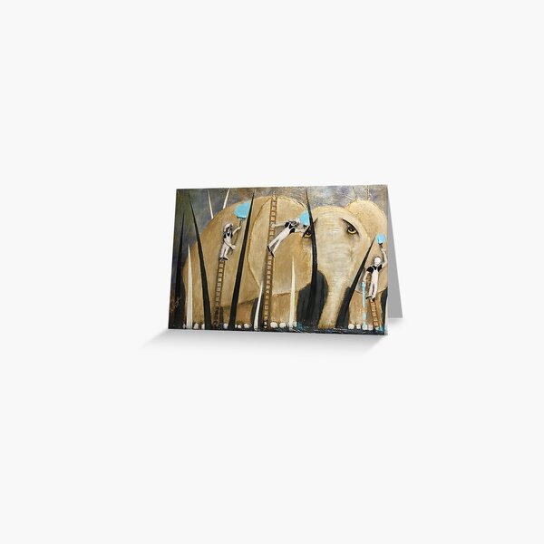 We Should Paint a Big Baby Elephant Greeting Card