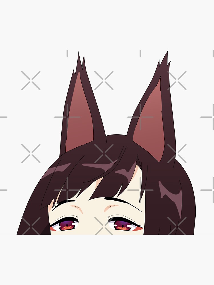 Akagi Peeker (Mirrored) | Sakura Empire | Azur Lane by raven-cw