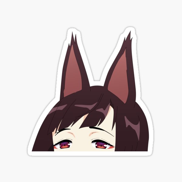 Akagi Peeker (Mirrored) | Sakura Empire | Azur Lane Sticker