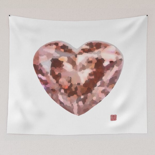 Item preview, Pink Heart - Pink Diamond Heart designed and sold by NaturalHealing.
