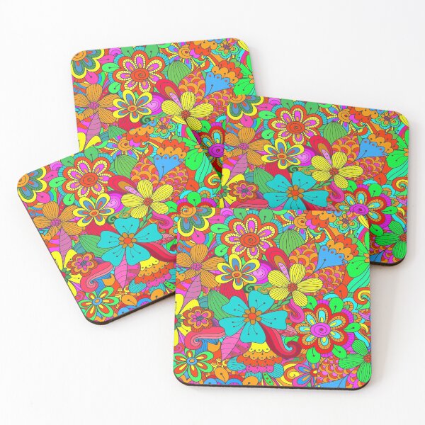 Item preview, Beautiful Flower Power Fun Retro Graphic Design designed and sold by Alondra.