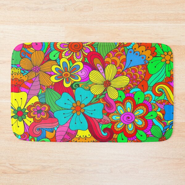 Item preview, Beautiful Flower Power Fun Retro Graphic Design designed and sold by Alondra.