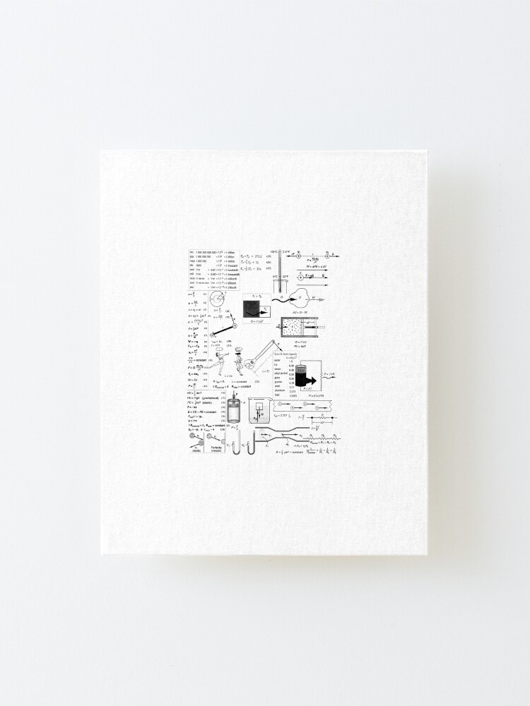 Alternate view of General Physics #General #Physics #GeneralPhysics Mounted Print