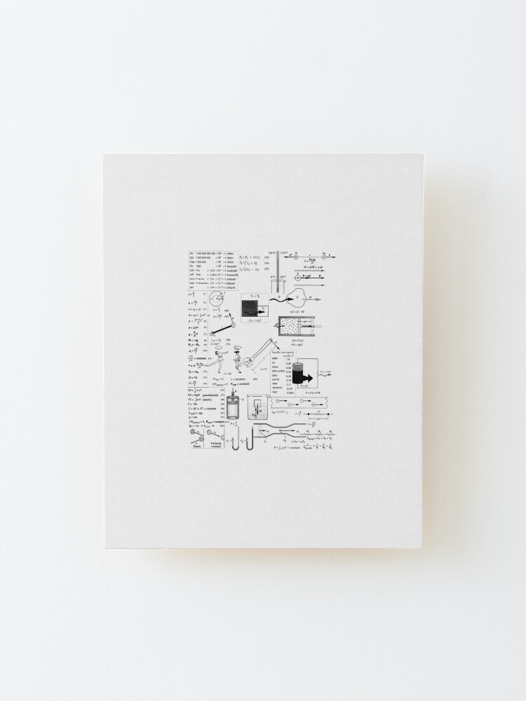 Alternate view of General Physics #General #Physics #GeneralPhysics Mounted Print