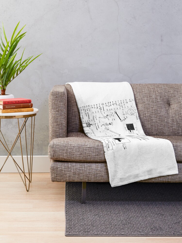 Alternate view of General Physics #General #Physics #GeneralPhysics Throw Blanket