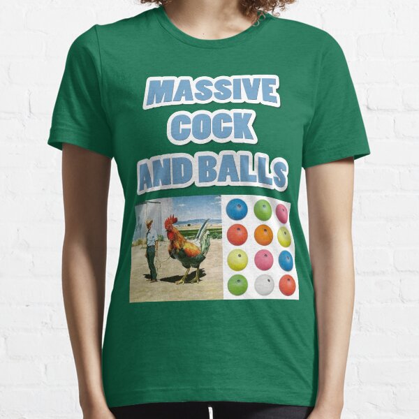 Massive Cock and Balls Essential T-Shirt