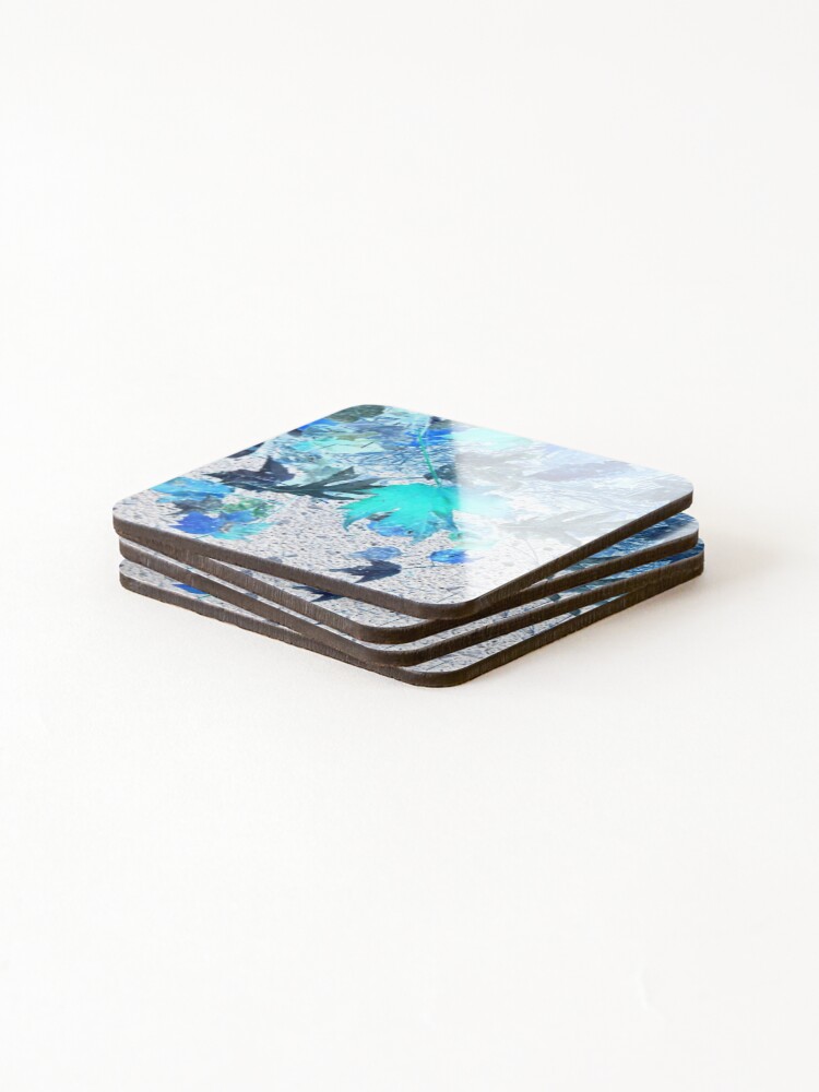 Thumbnail 4 of 5, Coasters (Set of 4), Blue Maple designed and sold by RabeccaPrimeau.