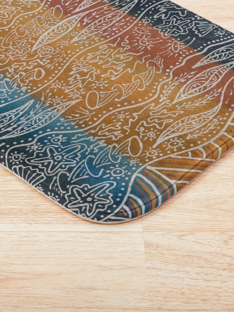 Alternate view of Rainforest Meets The Reef Bath Mat