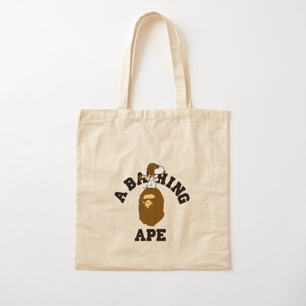 Bape A Bathing Ape Womens Canvas Carrying Handbag Handle Green Shopping Tote Bag