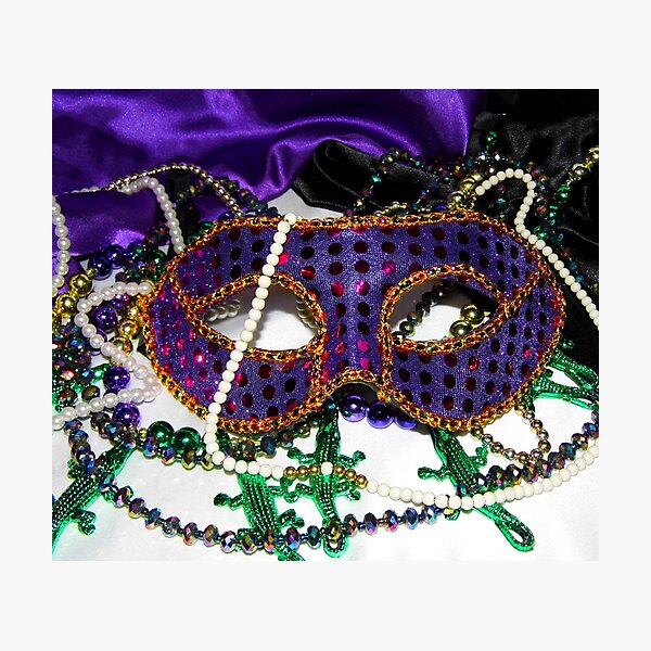 Mardi Gras Mask 3 Photographic Print