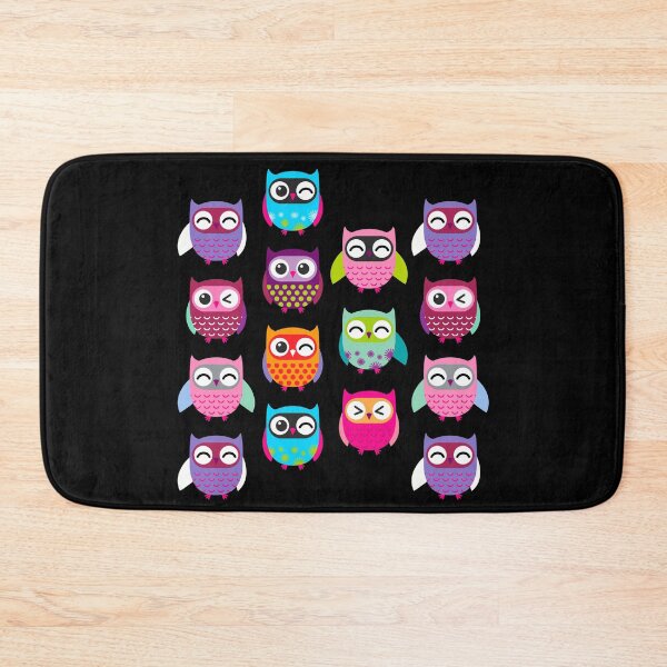 Item preview, Cute Colorful Owls designed and sold by FotoArtist.