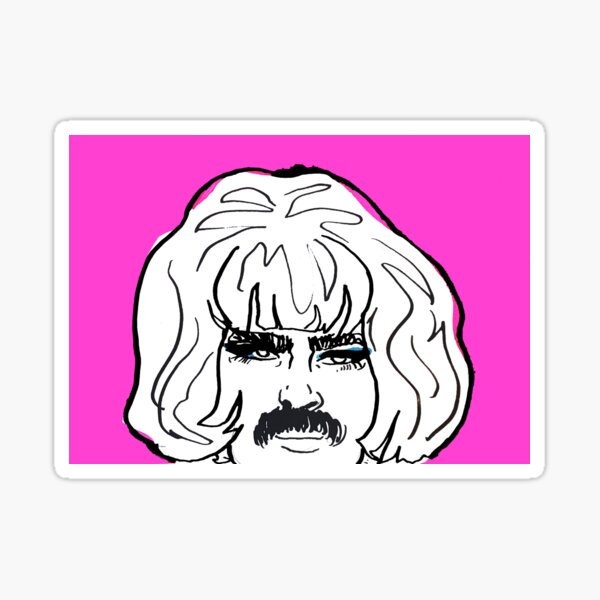 Freddie's pink Sticker