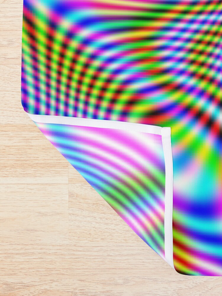 Alternate view of Abstraction #E Shower Curtain