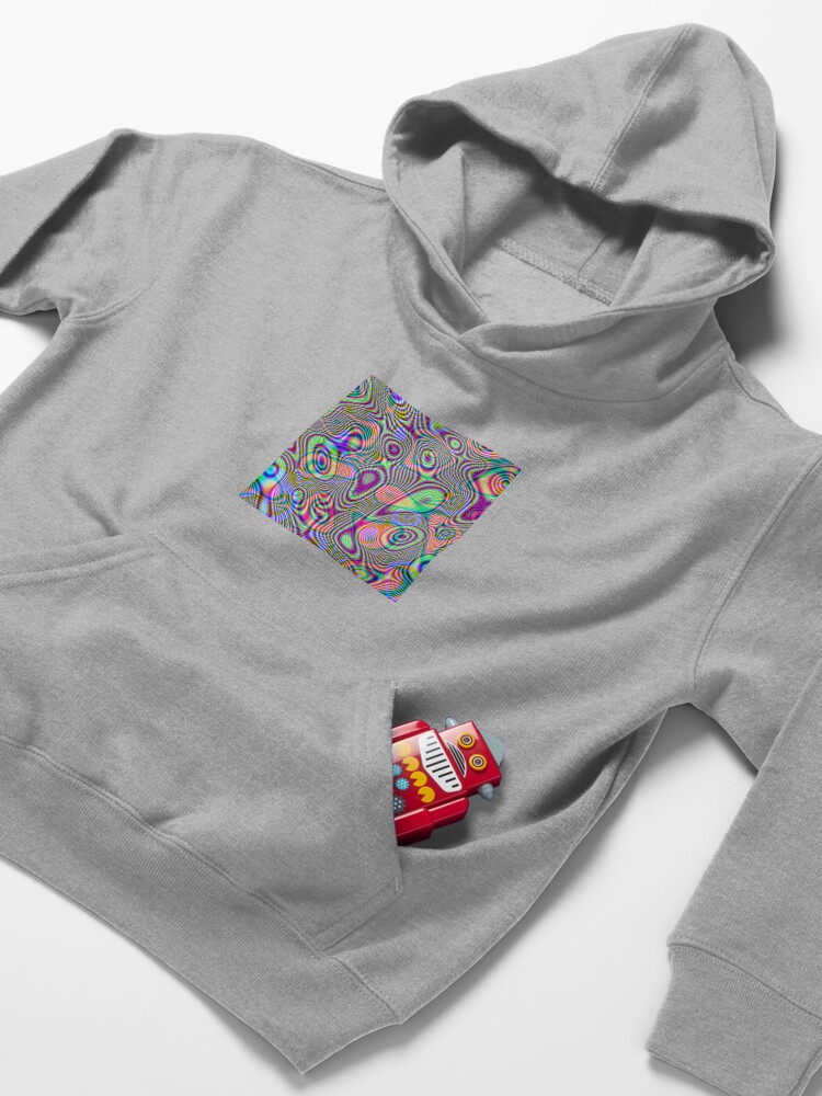 Alternate view of Abstraction #E Kids Pullover Hoodie