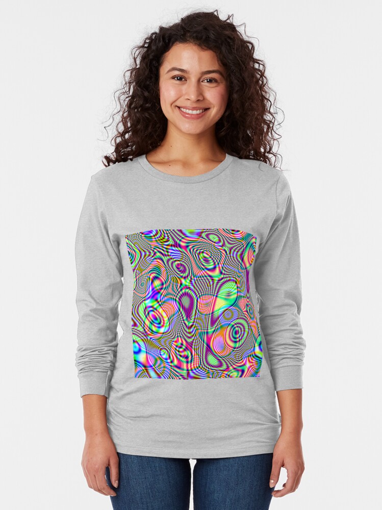Alternate view of Abstraction #E Long Sleeve T-Shirt