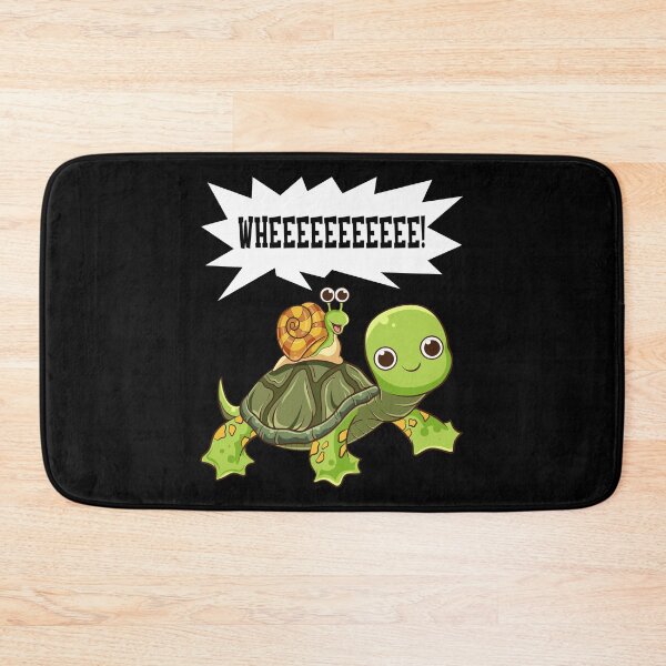 Item preview, Cute & Funny Snail Riding on Turtle Yelling Whee designed and sold by perfectpresents.