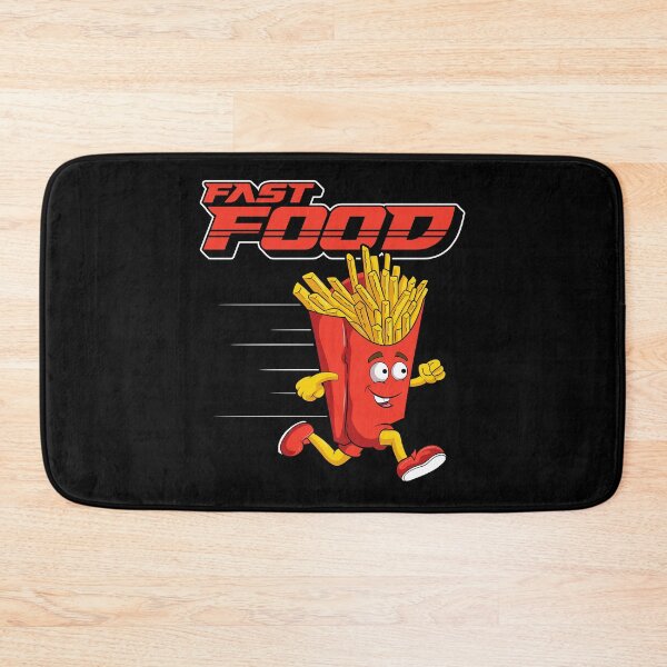 Item preview, Cute & Funny Fast Food Running French Fries Punny designed and sold by perfectpresents.