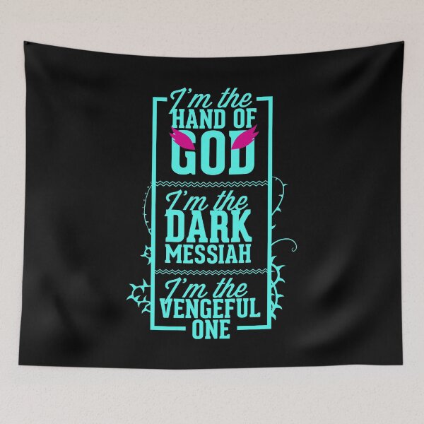 Item preview, Hand of god: I'm The Vengeful One Cyan gift designed and sold by aventi24.
