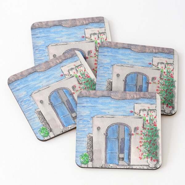 Item preview, Blue door - Santorini designed and sold by Davrod.
