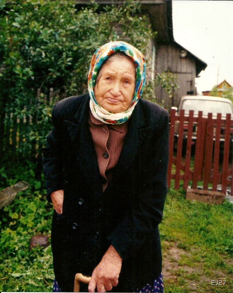 "Russian "Babushka" (grandmother)" by EJ27 | Redbubble